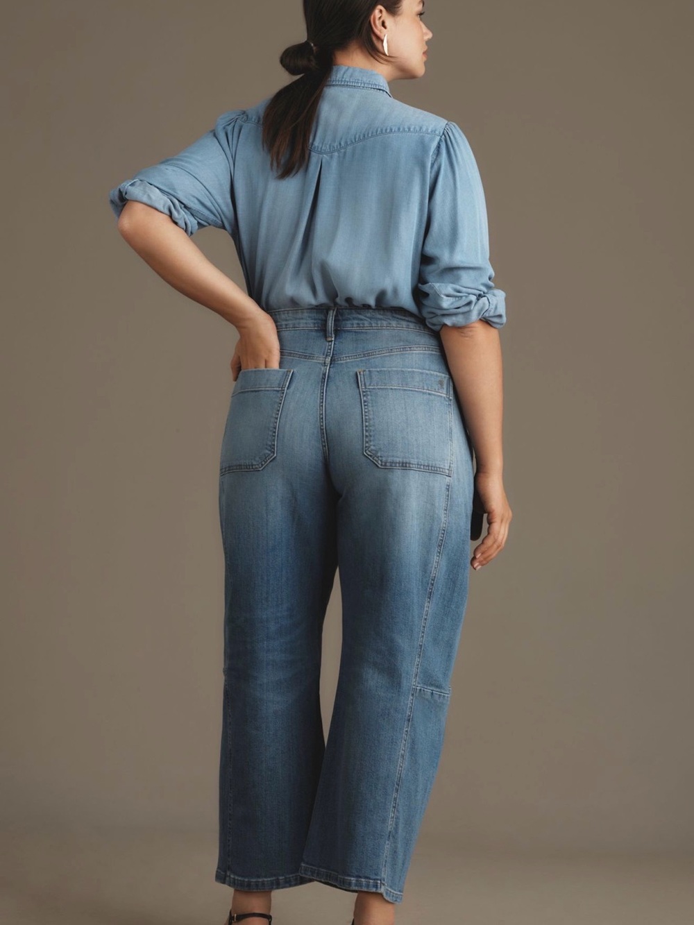 Pilcro Mid-Rise Heritage Barrel Jeans - Casual Women's Jeans - Picture 7 of 8